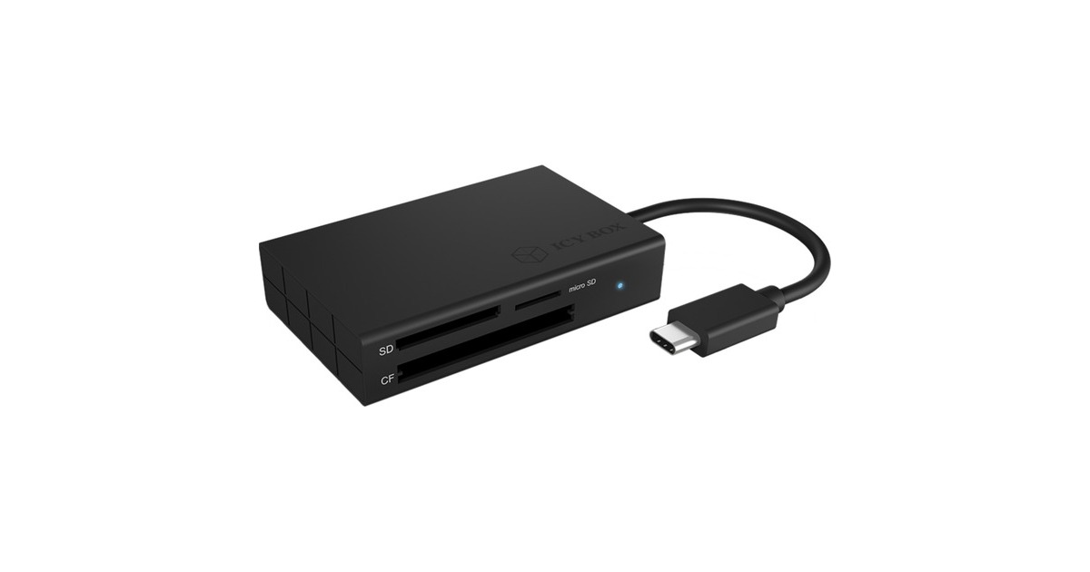 ICY BOX IB-CR401-C3, Kartenleser(anthrazit)
