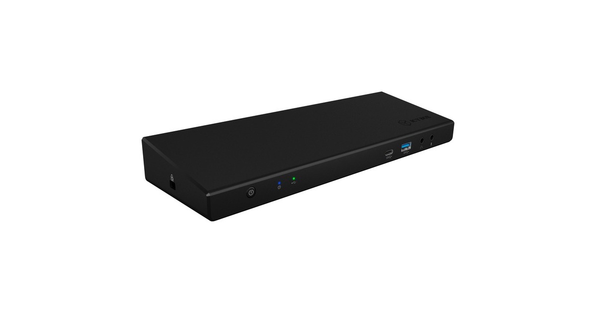 ICY BOX IB-DK2244AC, Dockingstation(schwarz, HDMI, USB-C, DisplayPort)