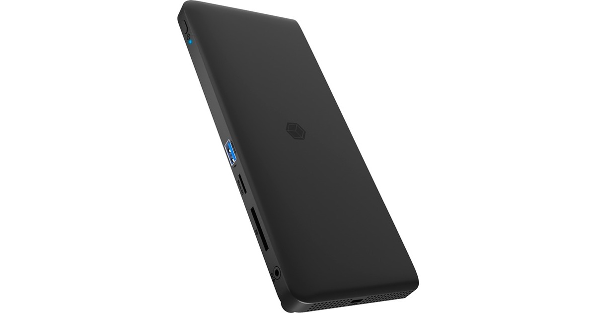 ICY BOX IB-DK2416-C, Dockingstation(schwarz, USB-C, HDMI, DisplayPort, Kartenleser, USB-A, Gigabit LAN)