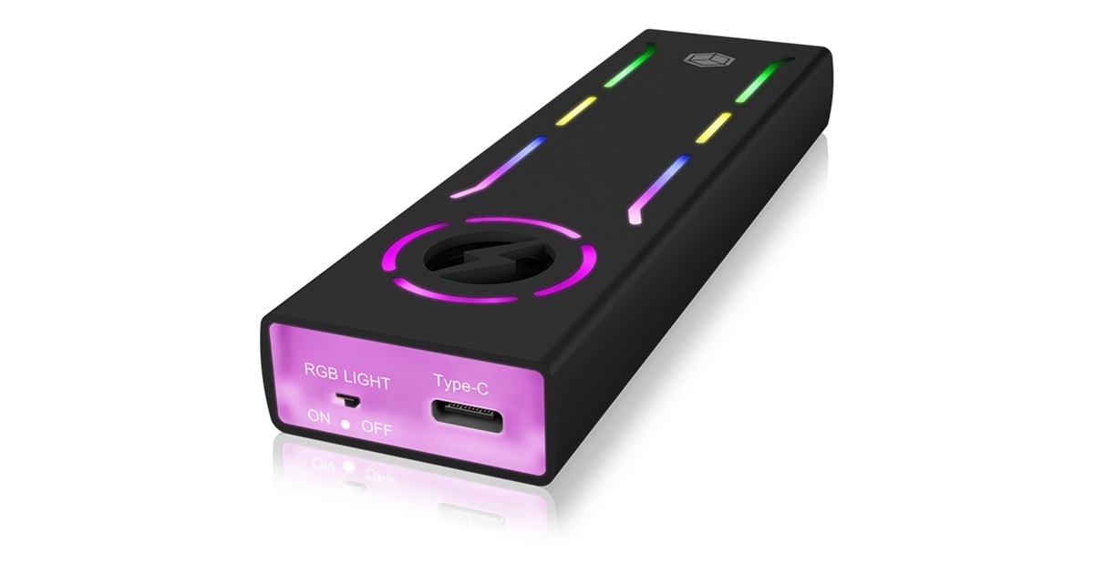 ICY BOX IB-G1826MF-C31, Laufwerksgehäuse(schwarz)