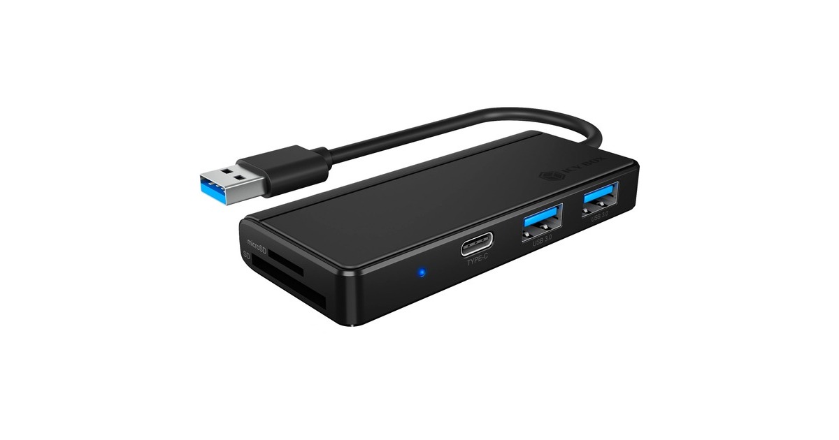 ICY BOX IB-HUB1423CR-U3, Kartenleser(schwarz)