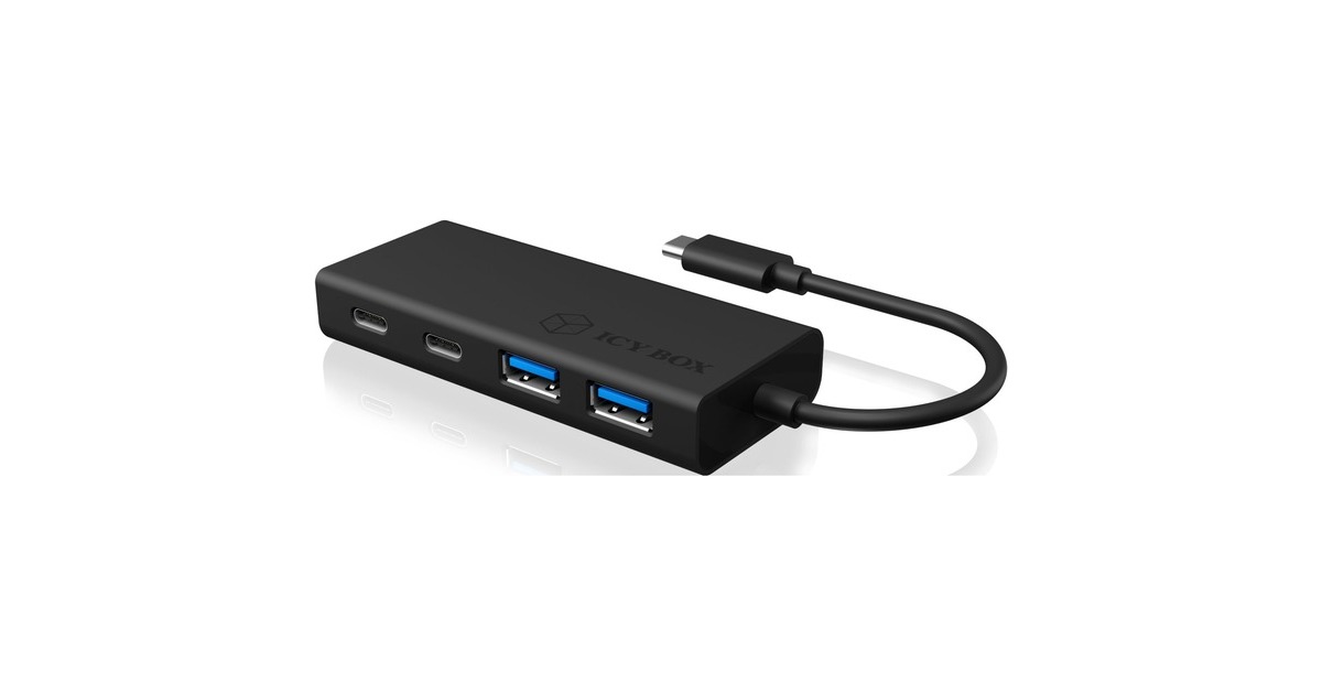 ICY BOX IB-HUB1426-CPD, USB-Hub(schwarz)