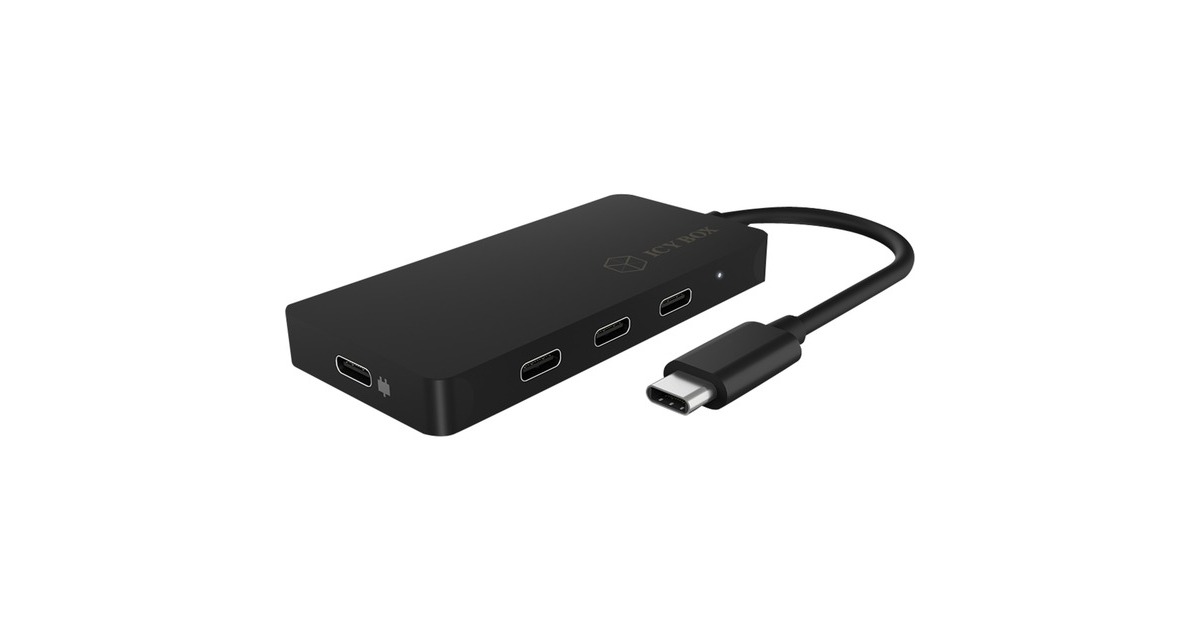 ICY BOX IB-HUB1429-CPD, USB-Hub(schwarz)