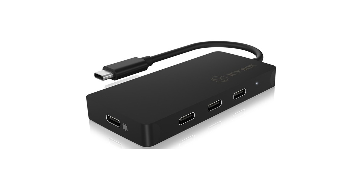 ICY BOX IB-HUB1429-CPD, USB-Hub(schwarz)