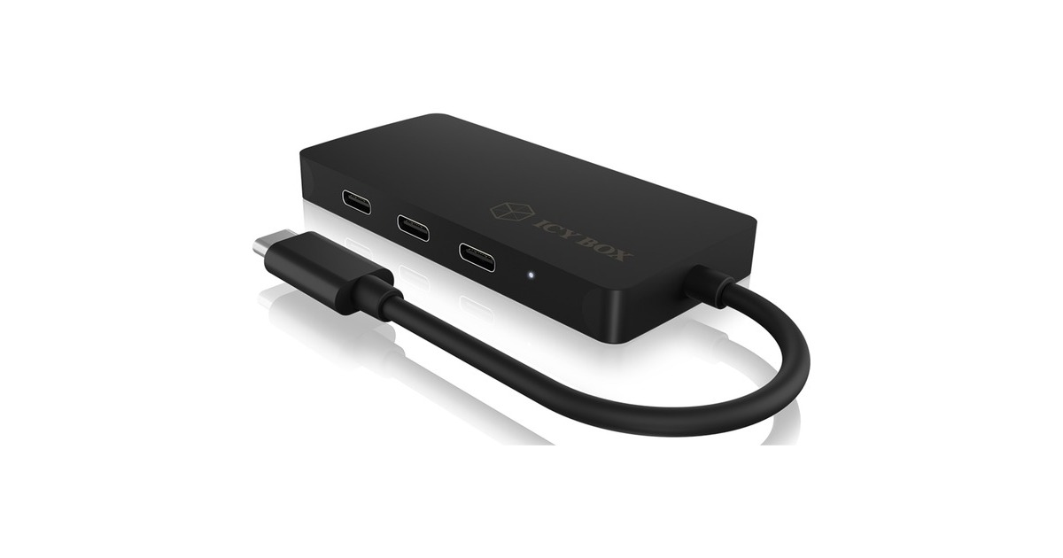 ICY BOX IB-HUB1429-CPD, USB-Hub(schwarz)