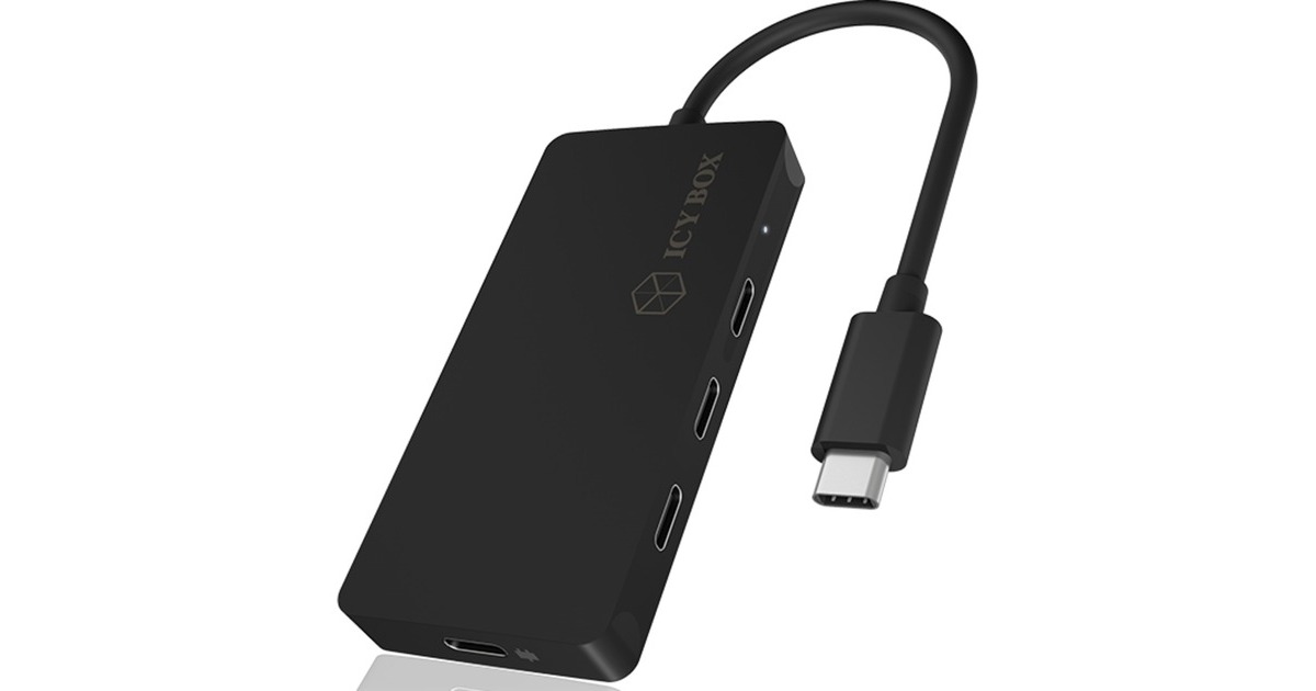 ICY BOX IB-HUB1429-CPD, USB-Hub(schwarz)