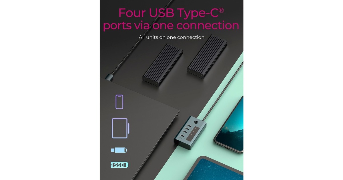ICY BOX IB-HUB1454-C31, USB-Hub