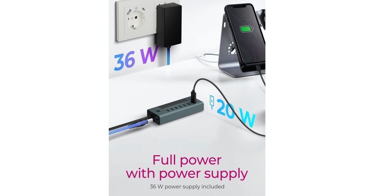 ICY BOX IB-HUB1457-C31, USB-Hub