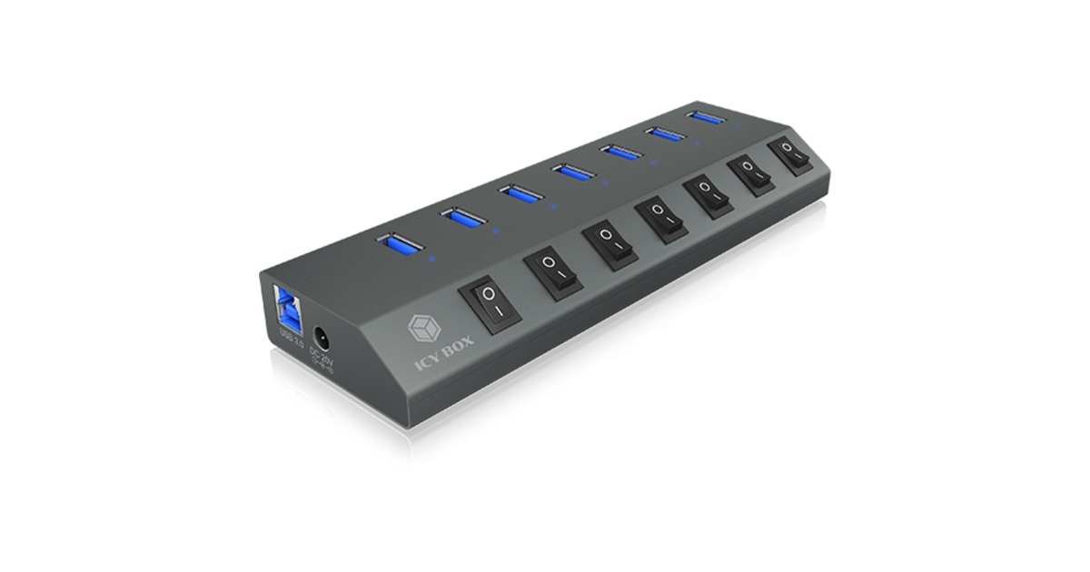 ICY BOX IB-HUB1701-C3, USB-Hub
