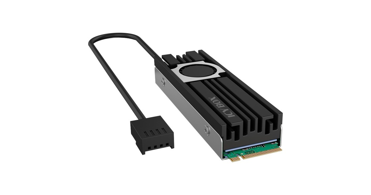 ICY BOX IB-M2HSF-703, Kühlkörper(schwarz)