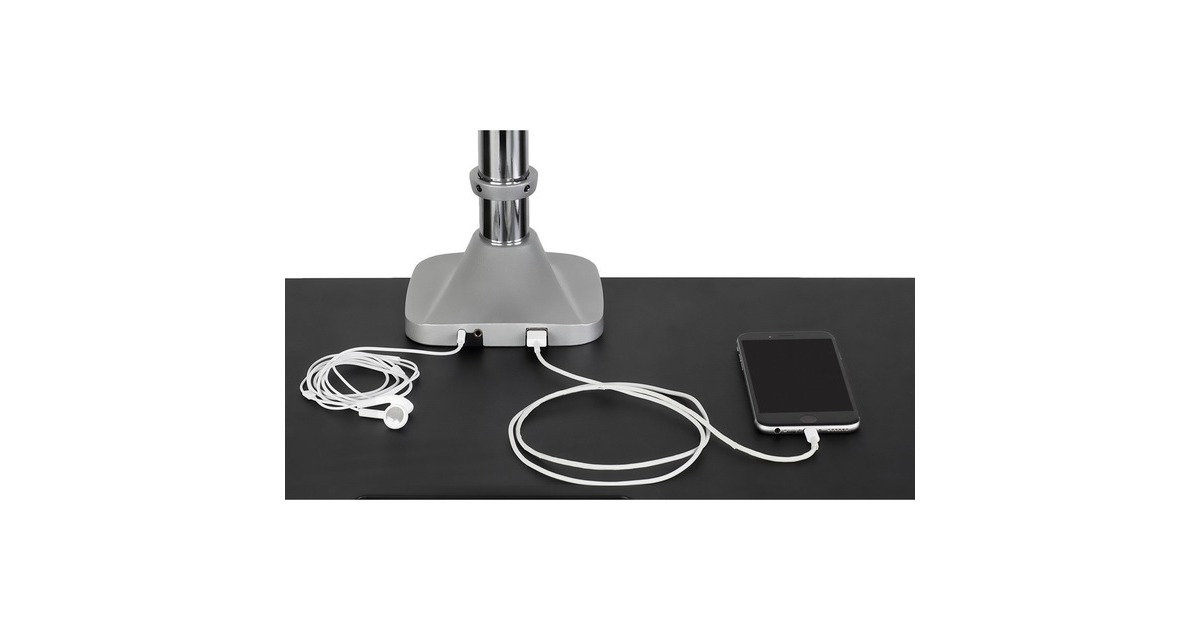 ICY BOX IB-MS505-TI, Monitorhalterung(silber/schwarz)