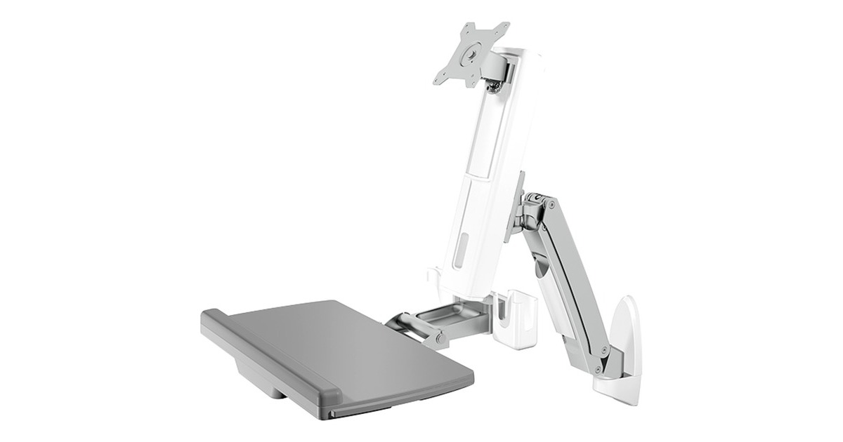 ICY BOX IB-MS600-W, Monitorhalterung(weiß)