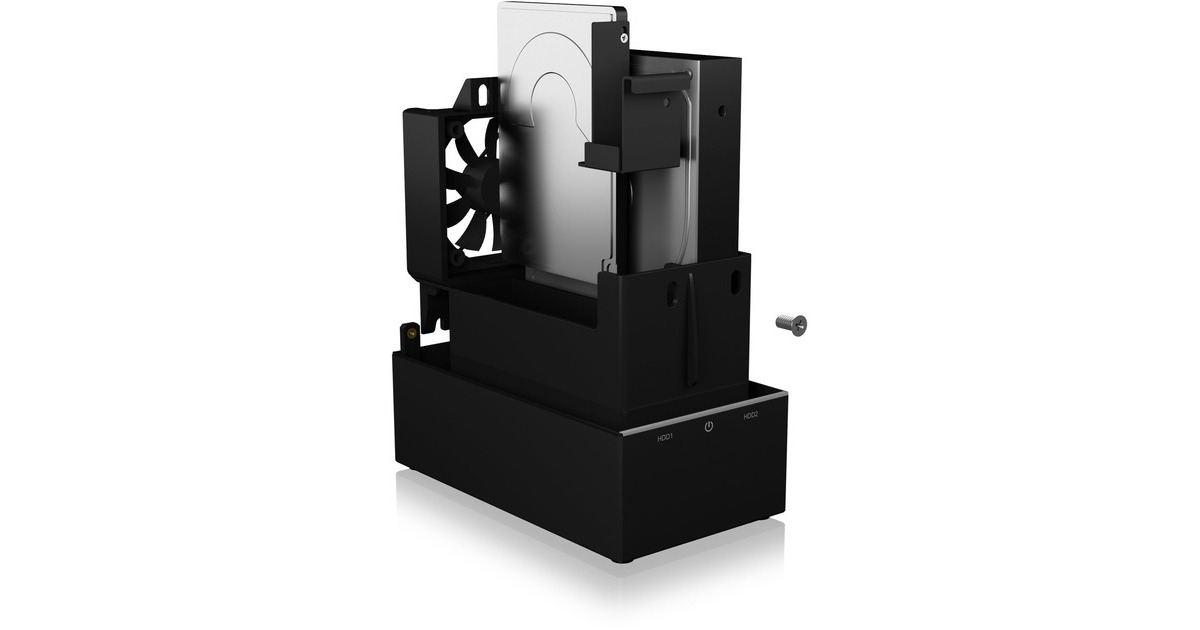 ICY BOX IB-RD3621-C31, Laufwerksgehäuse(schwarz)