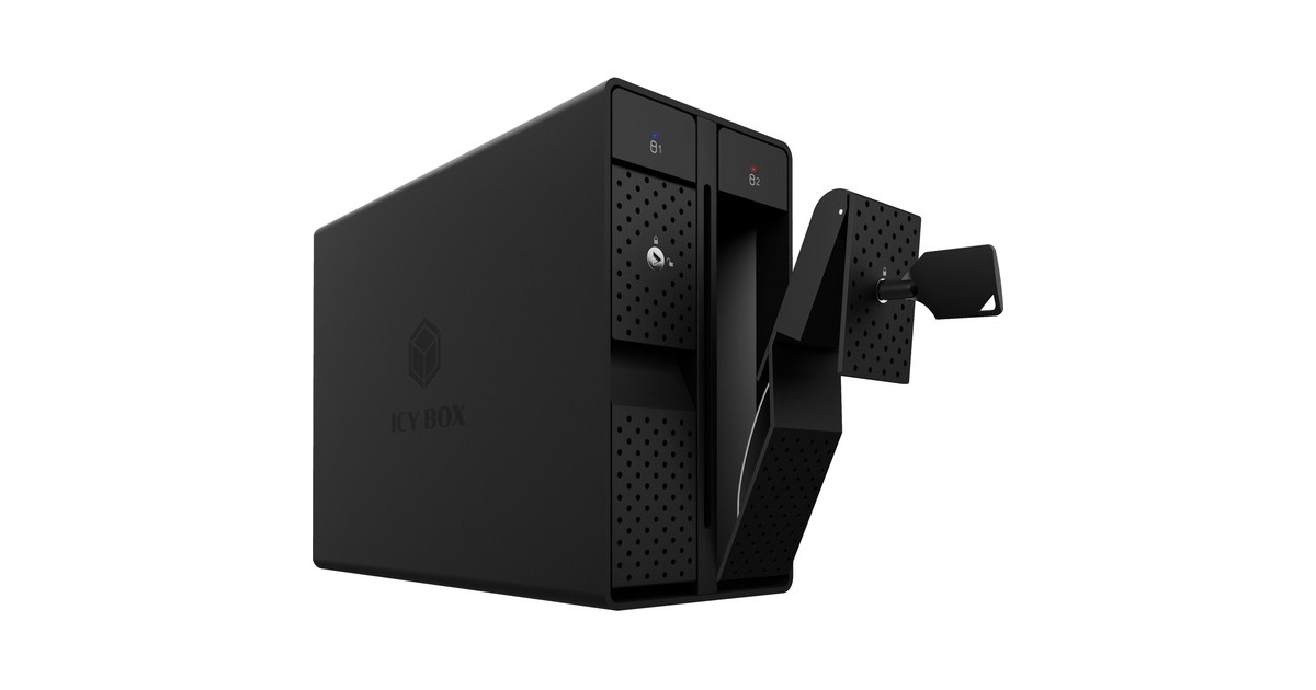 ICY BOX IB-RD3802-C31, Laufwerksgehäuse(schwarz)