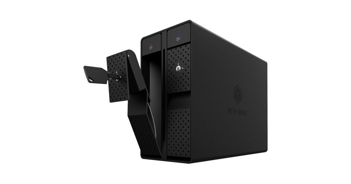 ICY BOX IB-RD3802-C31, Laufwerksgehäuse(schwarz)