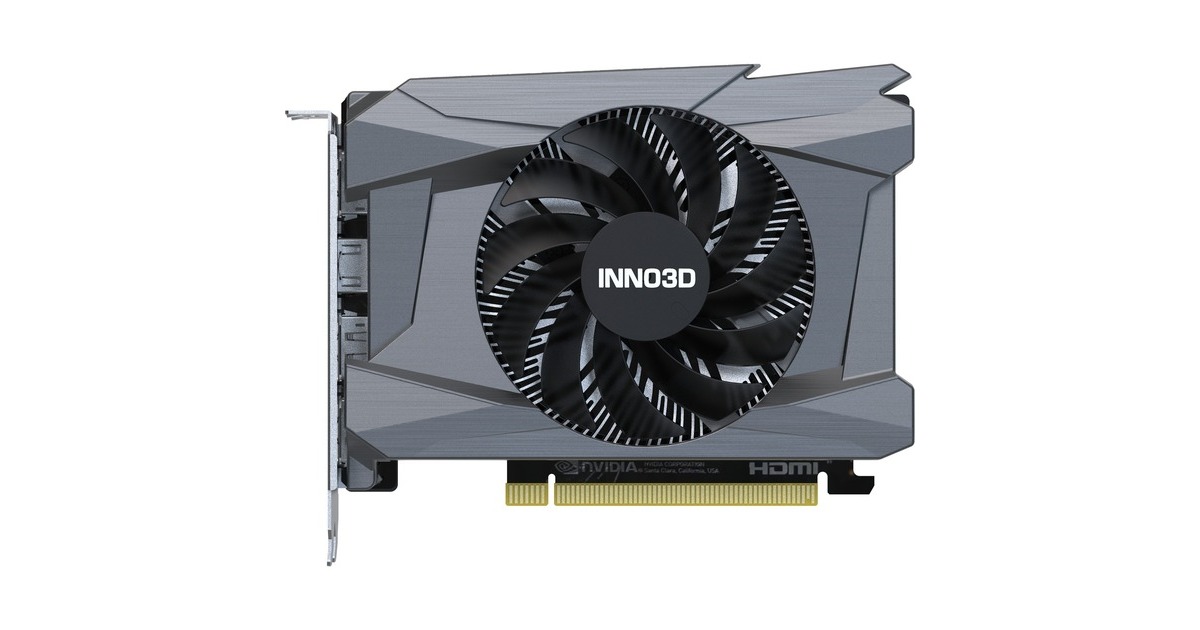 INNO3D GeForce RTX 4060 COMPACT, Grafikkarte(DLSS 3, 3x DisplayPort, 1x HDMI 2.1)