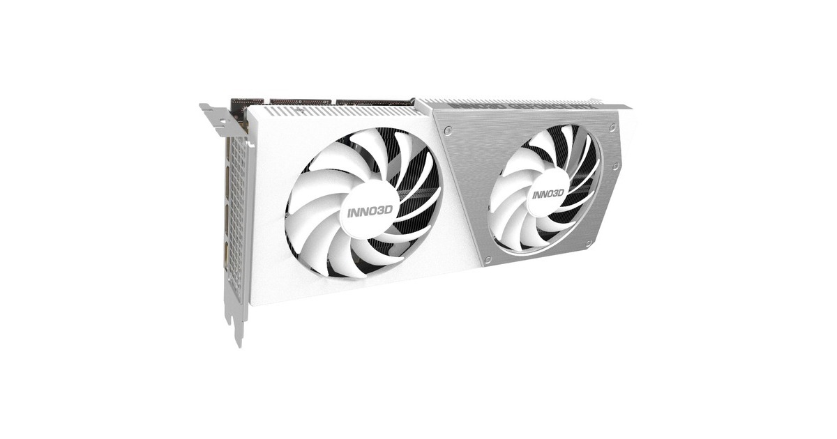 INNO3D GeForce RTX 4060 TWIN X2 OC WHITE, Grafikkarte(weiß, DLSS 3, 3x DisplayPort, 1x HDMI 2.1)