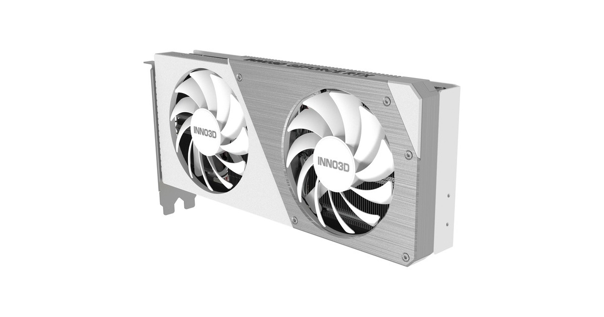 INNO3D GeForce RTX 4060 TWIN X2 OC WHITE, Grafikkarte(weiß, DLSS 3, 3x DisplayPort, 1x HDMI 2.1)
