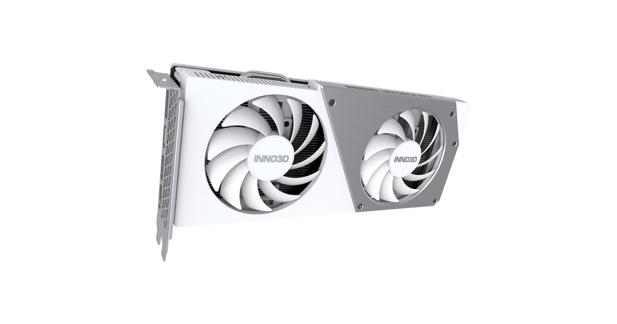INNO3D GeForce RTX 4060 TWIN X2 OC WHITE, Grafikkarte(weiß, DLSS 3, 3x DisplayPort, 1x HDMI 2.1)