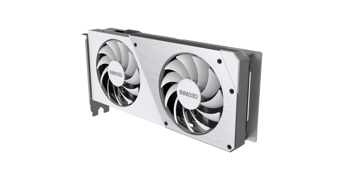 INNO3D GeForce RTX 4060 TWIN X2 OC WHITE, Grafikkarte(weiß, DLSS 3, 3x DisplayPort, 1x HDMI 2.1)