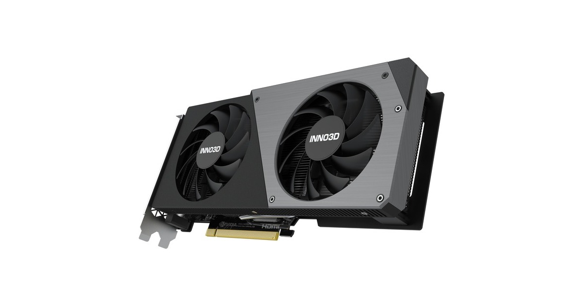 INNO3D GeForce RTX 4060 TWIN X2, Grafikkarte(DLSS 3, 3x DisplayPort, 1x HDMI 2.1)