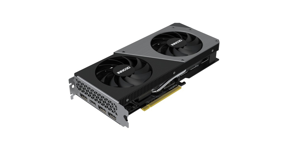 INNO3D GeForce RTX 4060 TWIN X2, Grafikkarte(DLSS 3, 3x DisplayPort, 1x HDMI 2.1)