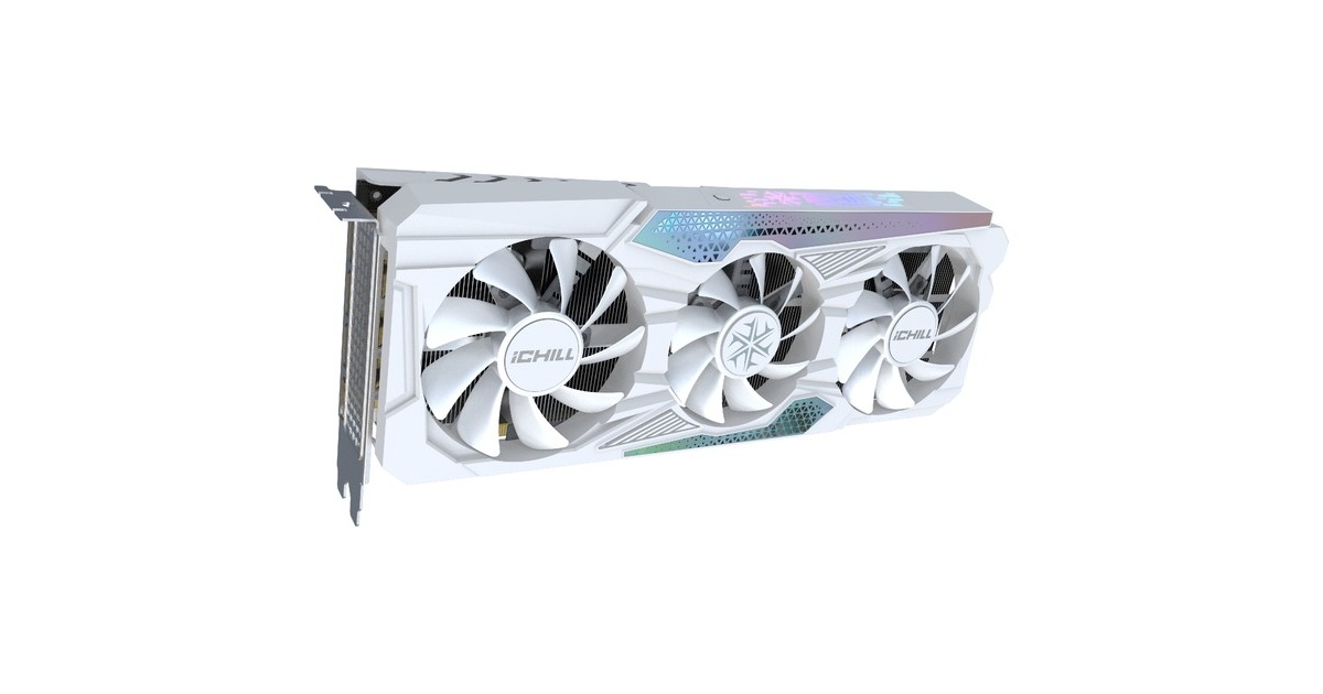 INNO3D GeForce RTX 4060 Ti 8GB ICHILL X3 WHITE, Grafikkarte(weiß, DLSS 3, 3x DisplayPort, 1x HDMI 2.1)
