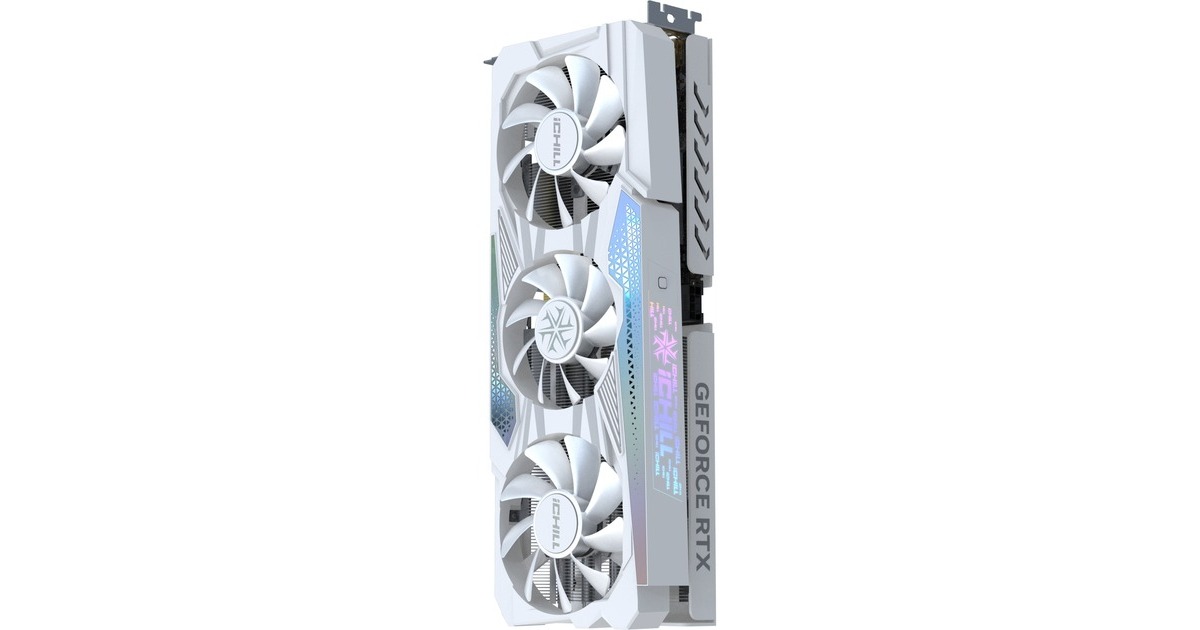 INNO3D GeForce RTX 4060 Ti 8GB ICHILL X3 WHITE, Grafikkarte(weiß, DLSS 3, 3x DisplayPort, 1x HDMI 2.1)