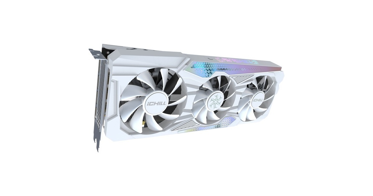 INNO3D GeForce RTX 4060 Ti 8GB ICHILL X3 WHITE, Grafikkarte(weiß, DLSS 3, 3x DisplayPort, 1x HDMI 2.1)