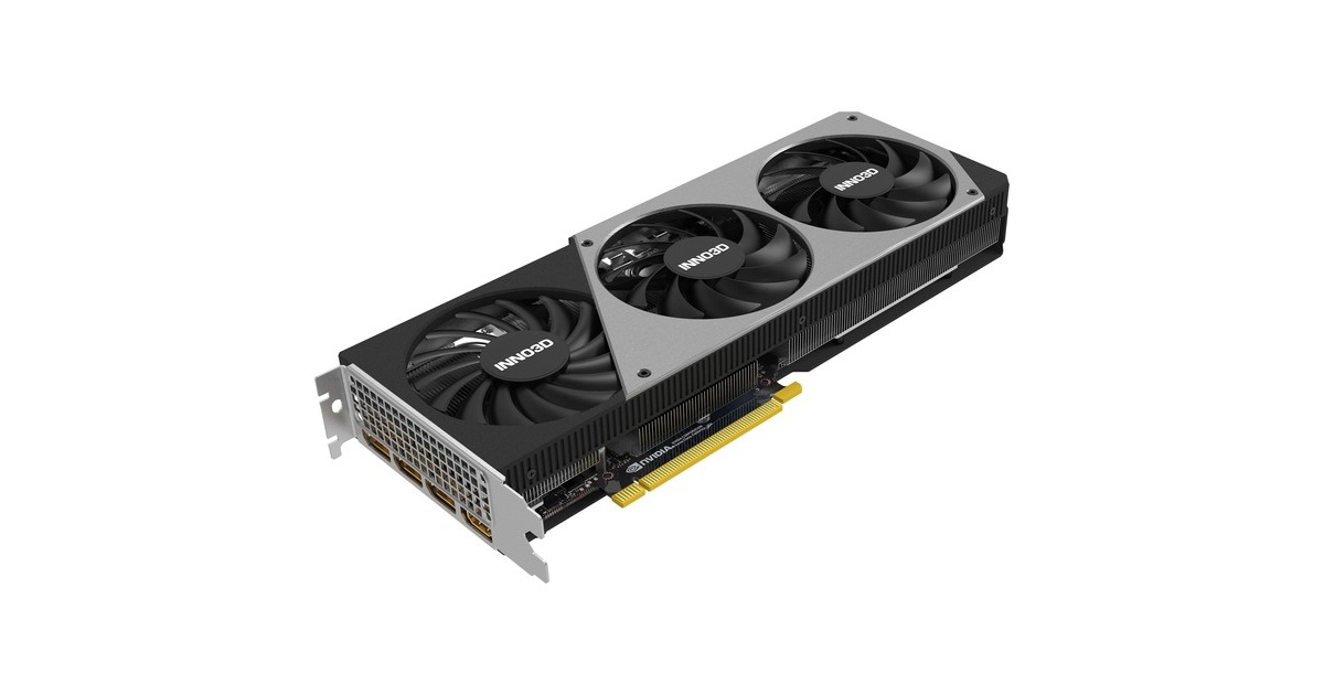 INNO3D GeForce RTX 4060 Ti 8GB X3 OC, Grafikkarte(DLSS 3, 3x DisplayPort, 1x HDMI 2.1)
