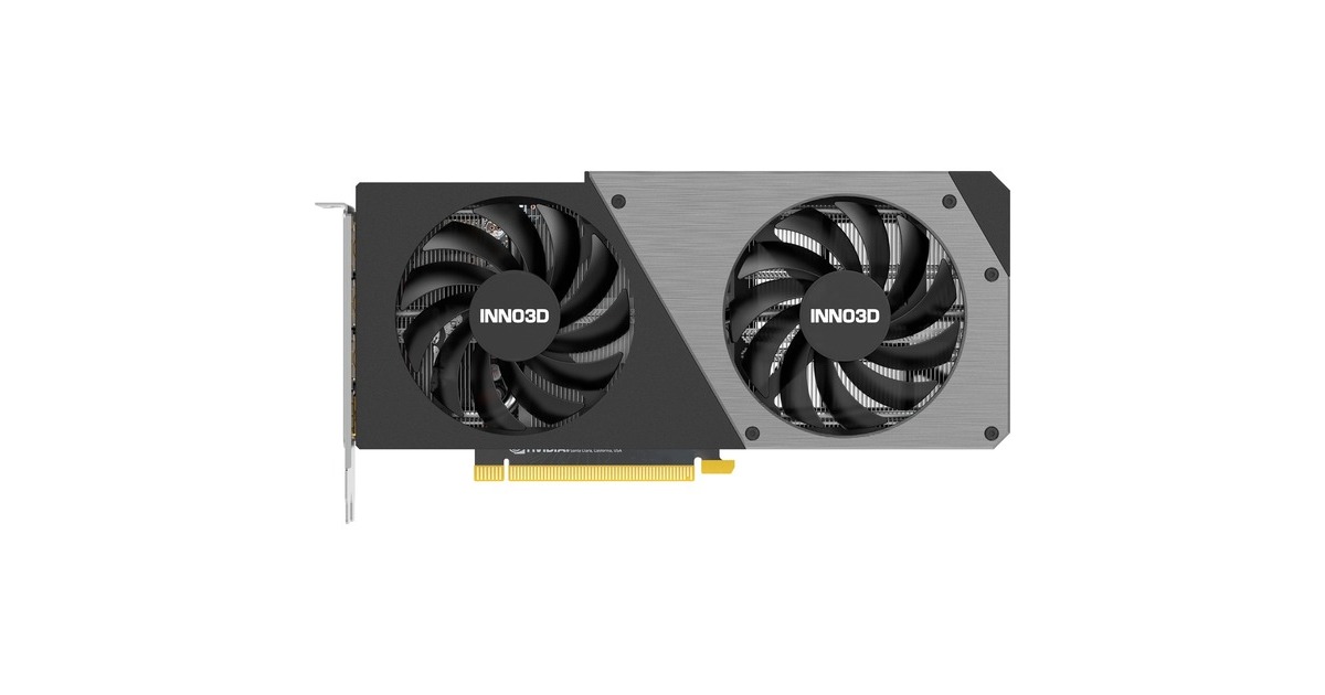 INNO3D GeForce RTX 4060 Ti TWIN X2, Grafikkarte(DLSS 3, 3x DisplayPort, 1x HDMI 2.1)