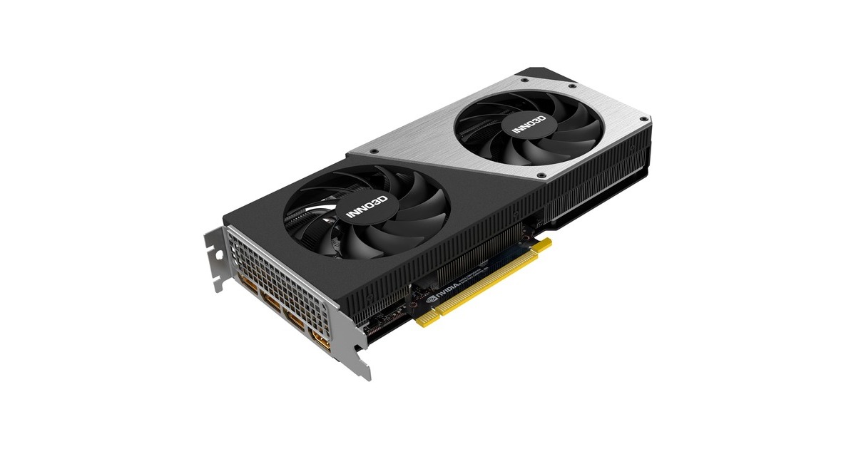 INNO3D GeForce RTX 4060 Ti TWIN X2, Grafikkarte(DLSS 3, 3x DisplayPort, 1x HDMI 2.1)