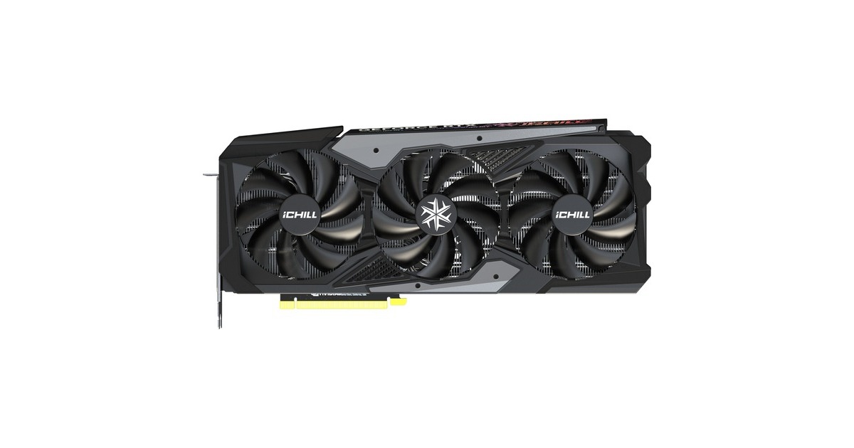 INNO3D GeForce RTX 4070 ICHILL X3, Grafikkarte(DLSS 3, 3x DisplayPort, 1x HDMI 2.1)