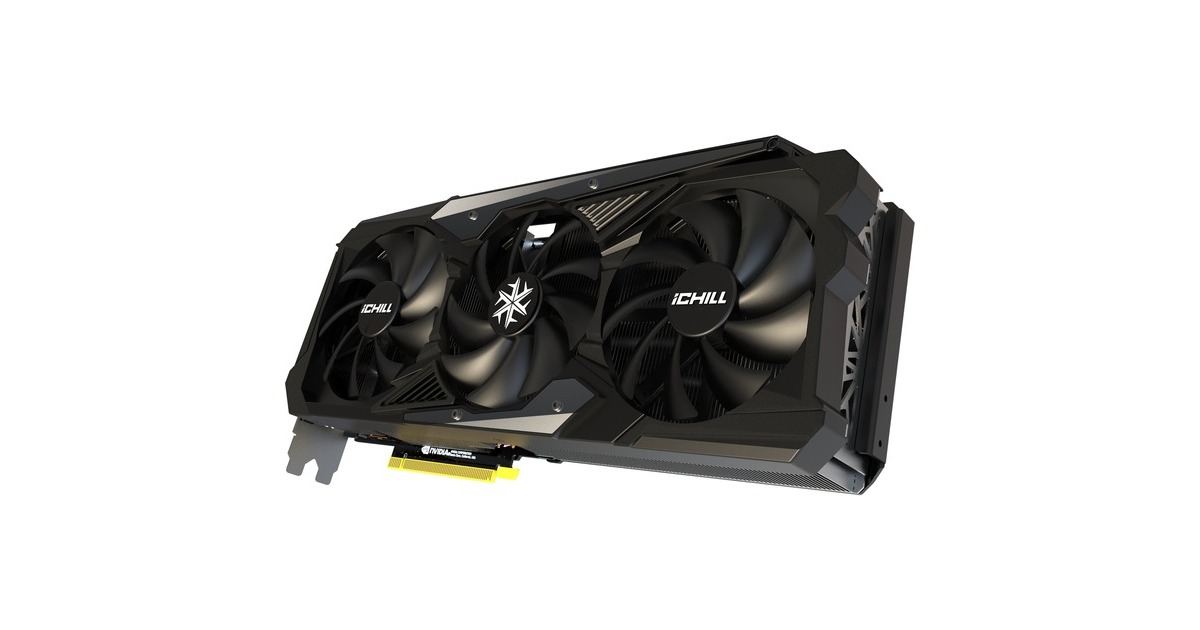INNO3D GeForce RTX 4070 ICHILL X3, Grafikkarte(DLSS 3, 3x DisplayPort, 1x HDMI 2.1)