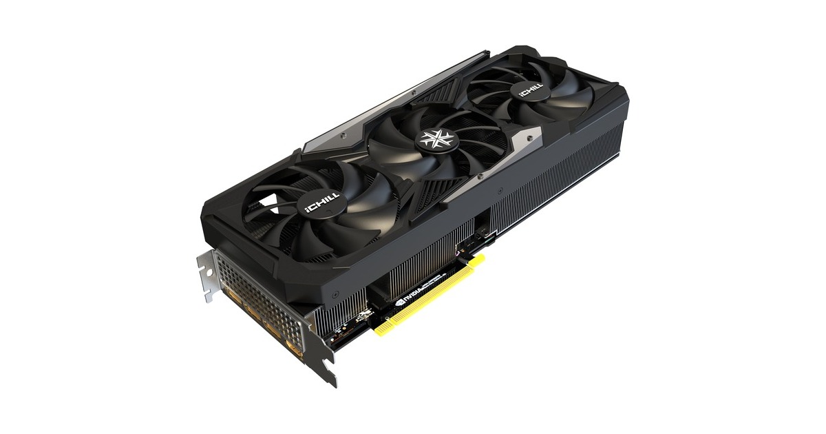 INNO3D GeForce RTX 4070 ICHILL X3, Grafikkarte(DLSS 3, 3x DisplayPort, 1x HDMI 2.1)