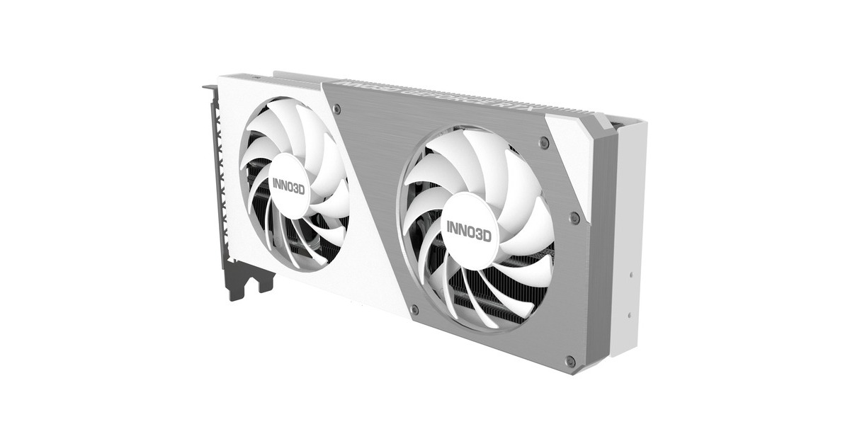 INNO3D GeForce RTX 4070 TWIN X2 OC WHITE, Grafikkarte(DLSS 3, 3x DisplayPort, 1x HDMI 2.1)