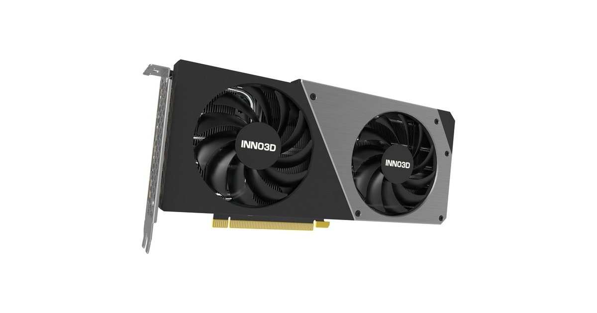 INNO3D GeForce RTX 4070 TWIN X2 OC, Grafikkarte(DLSS 3, 3x DisplayPort, 1x HDMI 2.1)