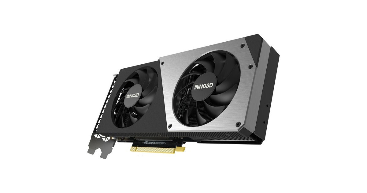 INNO3D GeForce RTX 4070 TWIN X2 OC, Grafikkarte(DLSS 3, 3x DisplayPort, 1x HDMI 2.1)