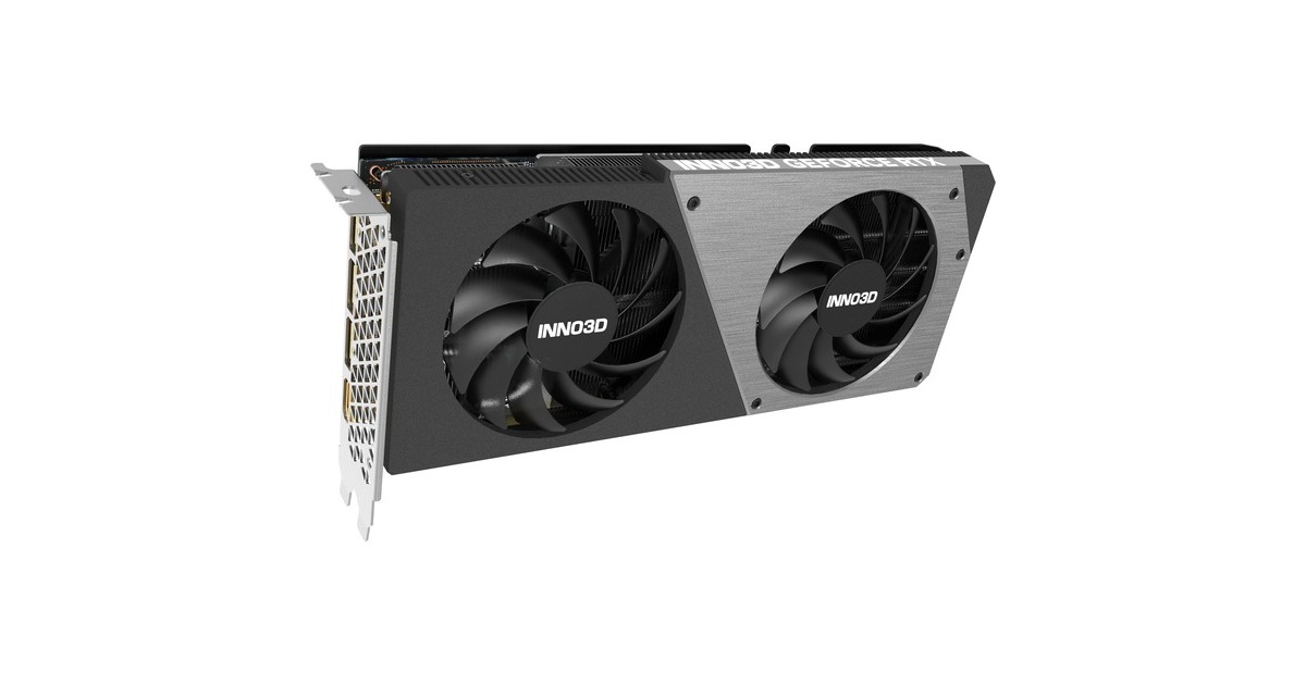 INNO3D GeForce RTX 4070 TWIN X2, Grafikkarte(DLSS 3, 3x DisplayPort, 1x HDMI 2.1)