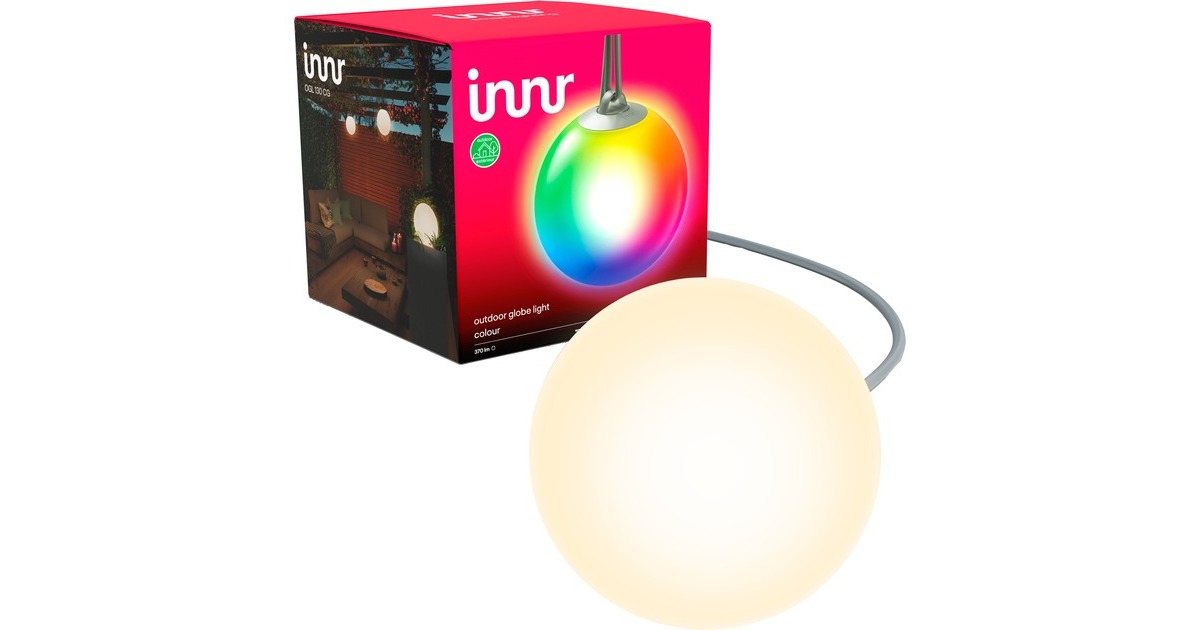 INNR Outdoor Smart Globe Light Colour Extension, LED-Leuchte(ersetzt 33 Watt, Erweiterung)