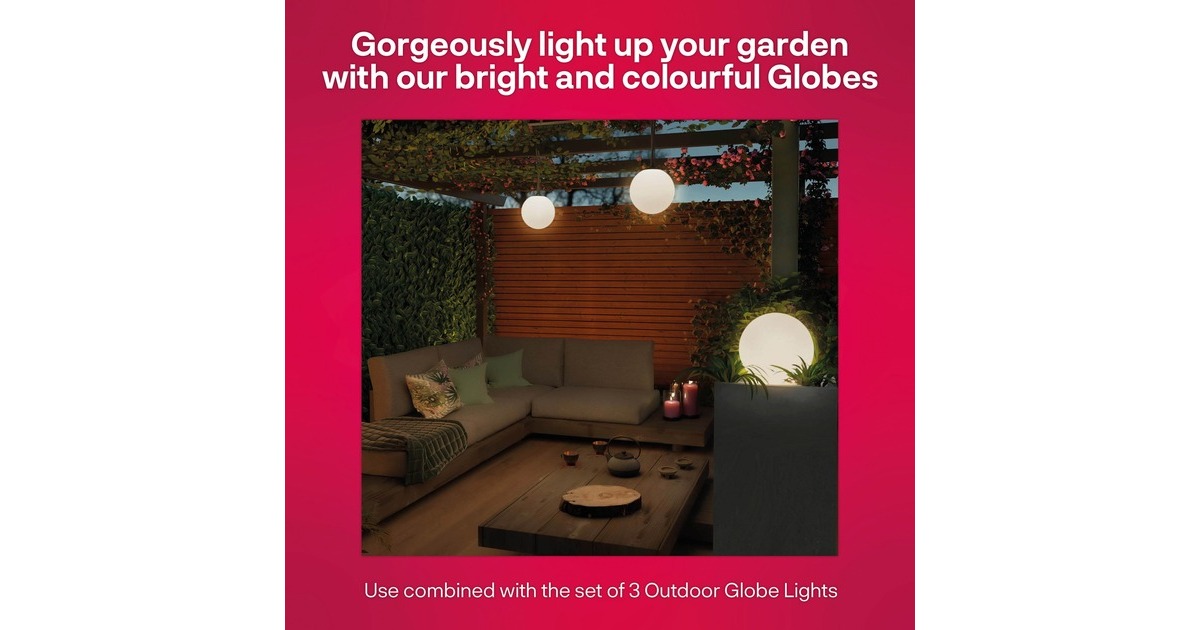 INNR Outdoor Smart Globe Light Colour Extension, LED-Leuchte(ersetzt 33 Watt, Erweiterung)