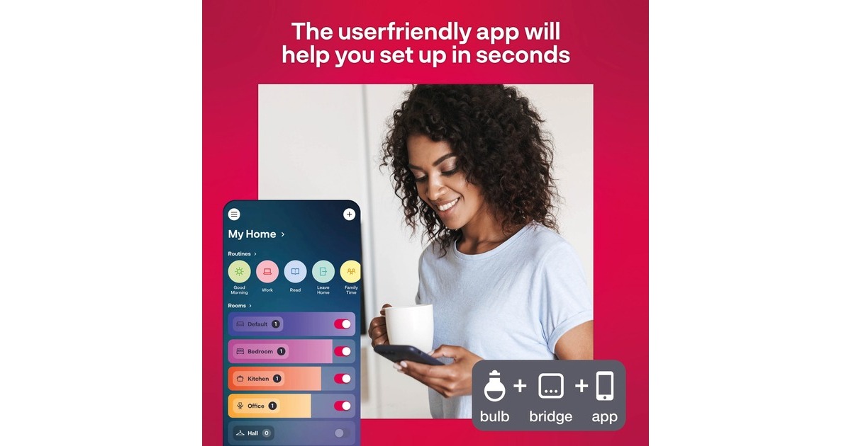 INNR Smart Spot Comfort GU10, LED-Lampe(2er-Pack, ersetzt 68 Watt)