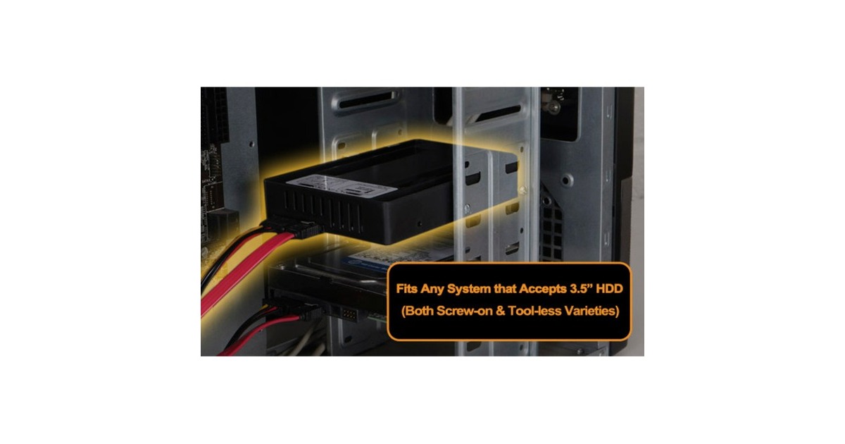 Icy Dock EZConvert Lite MB882SP-1S-3B DUAL, Einbaurahmen(schwarz, Set aus 2x 2,5