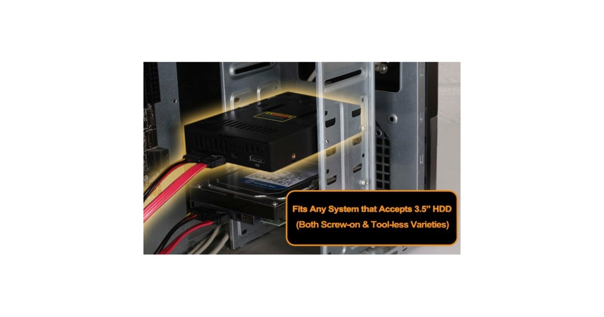 Icy Dock EZConvert MB882SP-1S-2B, Einbaurahmen(schwarz, 2,5