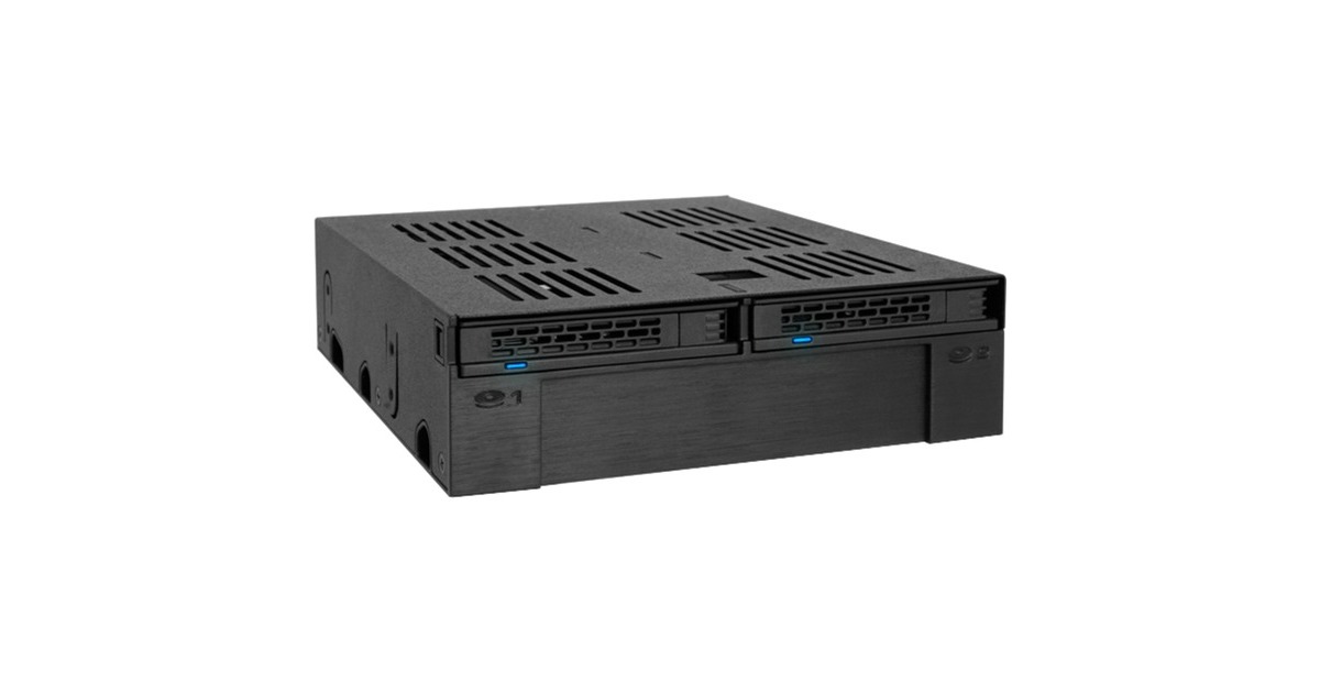 Icy Dock ExpressCage MB322SP-B, Einbaurahmen(schwarz)