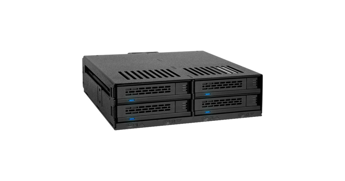 Icy Dock ExpressCage MB324SP-B, Wechselrahmen(schwarz)