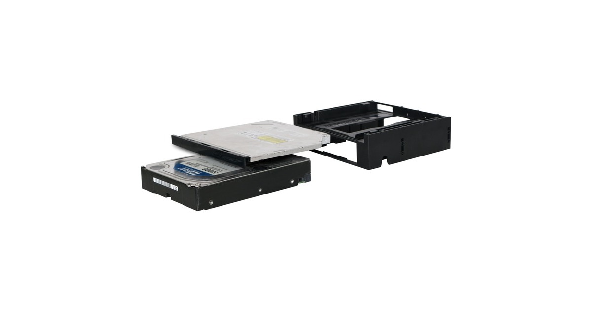 Icy Dock FLEX-FIT Duo MB343SPO , Einbaurahmen(schwarz)