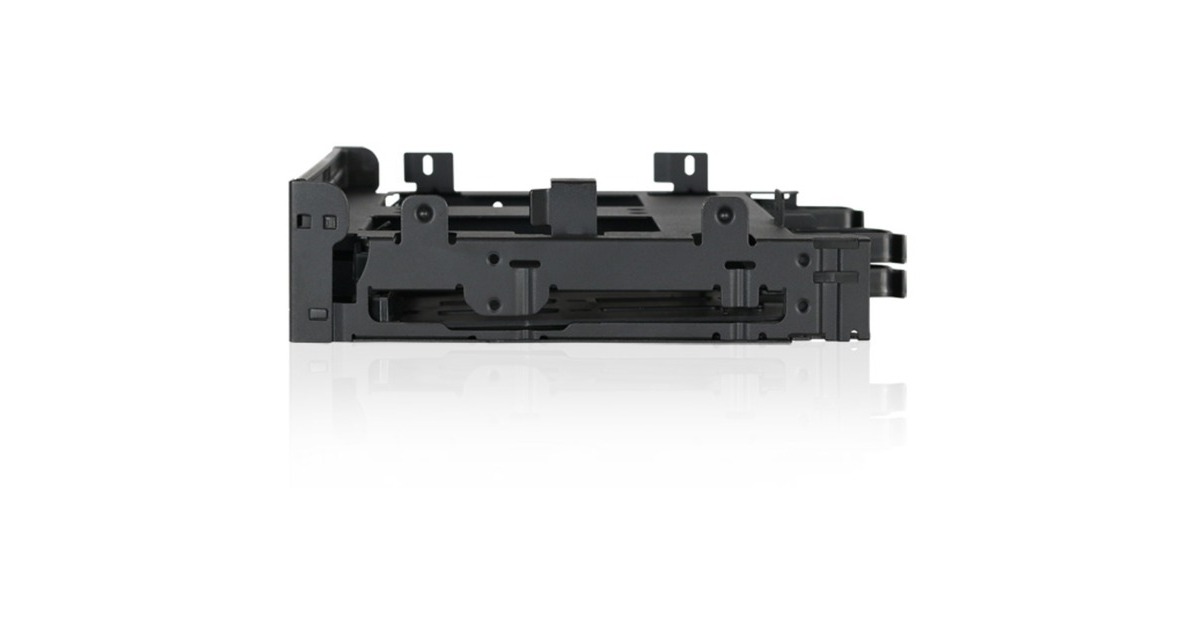 Icy Dock FLEX-FIT Quinto MB344SPO, Einbaurahmen(schwarz)