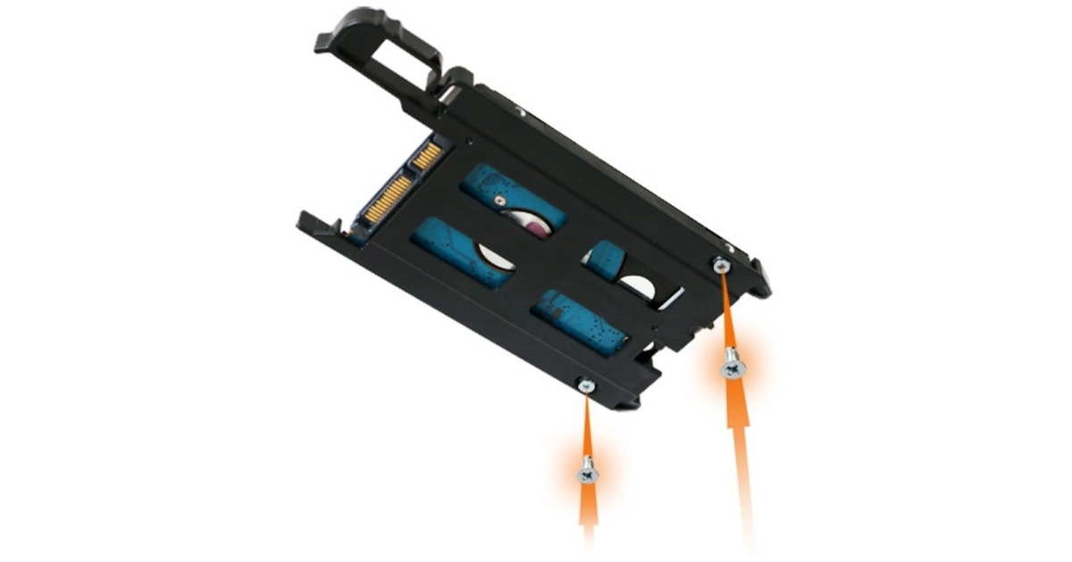 Icy Dock FLEX-FIT Quinto MB344SPO, Einbaurahmen(schwarz)