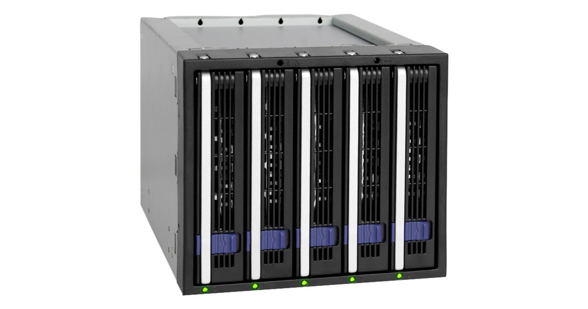 Icy Dock MB155SP-B, Wechselrahmen(schwarz/silber)